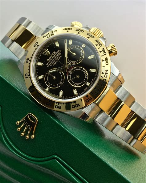 black and gold rolex daytona|rolex daytona watch 2021.